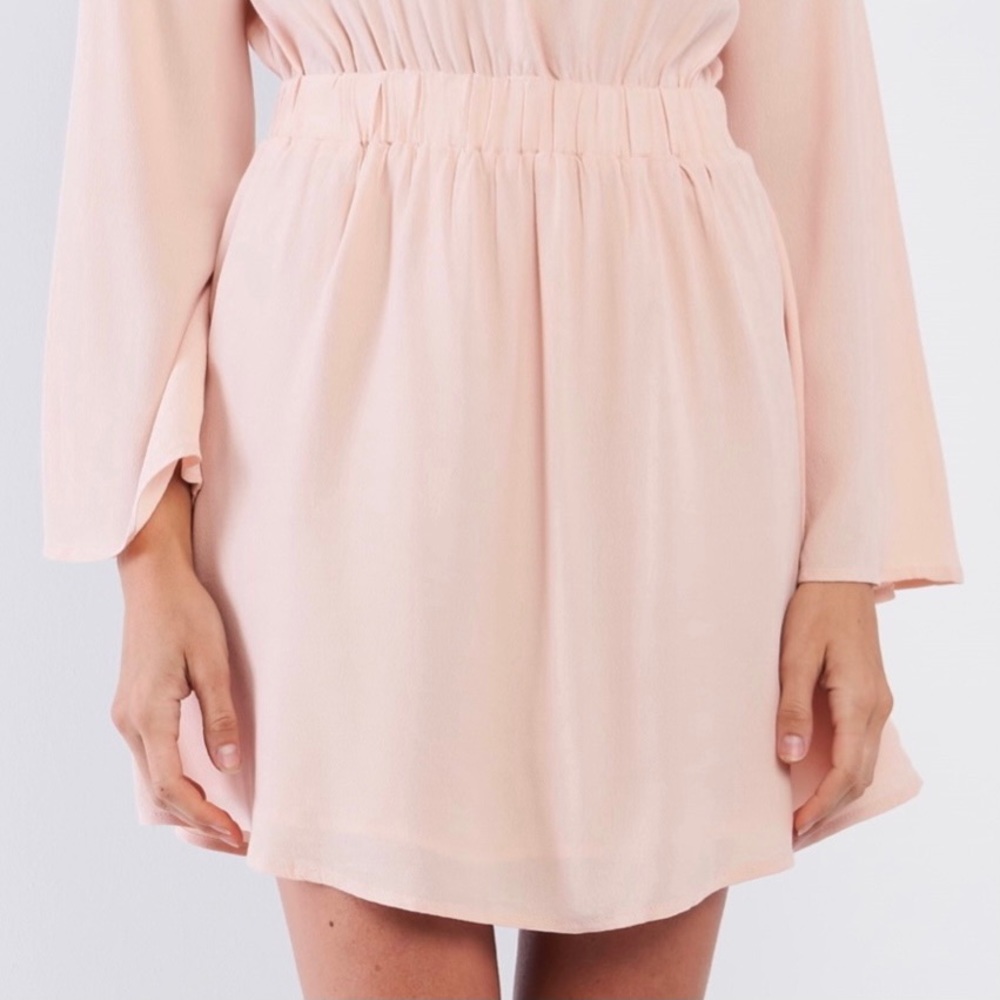 Sugarlips Nude Butterfly Cut Out Long Sleeve Dress - Picture 9 of 9